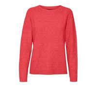 VERO MODA Women's Vmdoffy LS O-Neck Blouse Ga Noos Knitted Jumper, Cayenne/Detail: Melange, XL