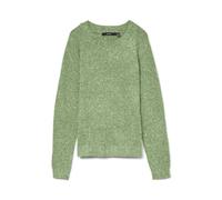 VERO MODA Women's Vmdoffy LS O-Neck Blouse Ga Noos Sweater, Forest Shade/Detail: Melange, XL