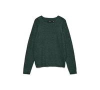 VERO MODA Women's Vmdoffy LS O-Neck Blouse Ga Noos Sweater, Pine Grove/Detail: Melange, M