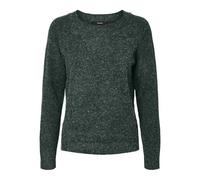 VERO MODA Women's Vmdoffy LS O-Neck Blouse Ga Noos Sweater, Pine Grove/Detail: Melange, XS