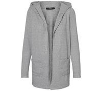 VERO MODA Women's Vmdoffy Ls Open Hood Cardigan Ga Curve Knit