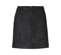 VERO MODA Women's VMDONNADINA FAUXSUEDE Short Skirt NOOS, Black, XXS