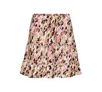 VERO MODA Women's Vmeasy FRL Mini Skirt R1 WVN Ga, Tigers Eye/AOP:ina, L