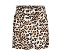 VERO MODA Women's Vmeasy Joy Hw Shorts WVN Ga, Tan/AOP: Leo, L