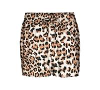 VERO MODA Women's Vmeasy Joy Nw Shorts WVN Ga, Tan/AOP: Leo, M