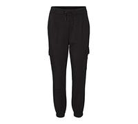 VERO MODA Women's Vmeva Mr Cargo Elastic Detail Pant Noos, Black, S / 30L