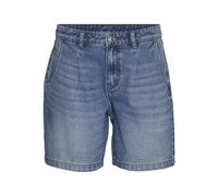 VERO MODA Women's Vmevelyn Lr Long Shorts Gu3209, Light Blue (Light Blue Denim), M