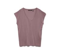 VERO Moda Women's VMFILLI SS V-Neck Tee GA NOOS 10247666, Nostalgia Rose, XS
