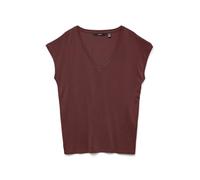 VERO MODA Women's Vmfilli Ss V-Neck Tee Ga Noos T-Shirt, Airy Blue, S