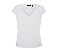 Vero Moda Women's Vmfilli V-neck Tee Ga Noos T Shirt, Bright White, L UK