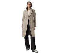Vero Moda Women's Vmfortuneaya Ss23 Long Coat Noos, Silver Mink/Detail:Melange, XXL