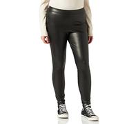 Vero Moda Women's VMGAYA MR PL Legging NOOS Leggings, Black, XL/32