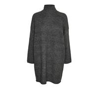 Vero Moda Womens Gemma Roll Neck Knit Dress Dark Grey Melange S