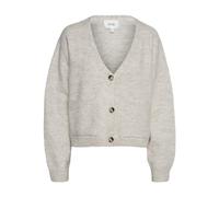 VERO MODA Women's Vmgemma LS V-Neck Knit Cardigan VMA Noos Sweater, Plaza Taupe, L
