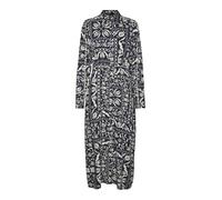 VERO MODA Women's Vmgidde Aya Ls 7/8 Shirt Dress WVN Ga, Blazer Navy, M