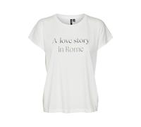 VERO MODA Women's Vmglenny Ava Ss Top Box JRS Ga T-Shirt