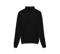 Vero Moda Women's Vmglory Ls Rollneck Blouse Noos, Black, XL