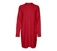 VERO MODA Women's Vmgold Mix LS Highneck Abk Dress Ga Dress, Salsa, M