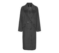 VERO MODA Women's Vmharper Long Wool Coat Ga Noos, Dark Grey Blend, M