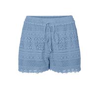 VERO MODA Women's Vmhoney Lace WVN Ga Shorts, Dusk Blue, M