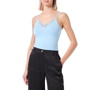 VERO MODA Women's Vminge Lace Singlet Noos Top, Dutch Canal, M