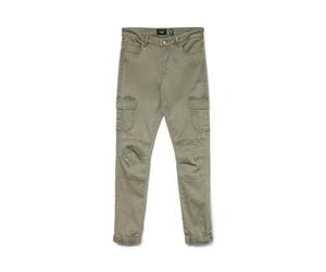 VERO Moda Womens Vmivy Mr Ankle Cargo Colour Noos Jeans, Green-2, S / 30L UK