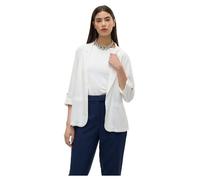 VERO MODA Womens Vmjesmilo 3/4 Loose WVN Ga Noos Blazer, Snow White, M UK