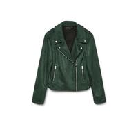 VERO MODA Women's Vmjose Short Faux Suede Jacket Noos Jacket, Pine Grove, S