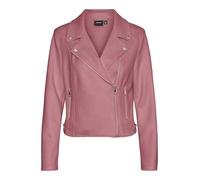 VERO MODA Women's Vmjose Short Faux Suede Jacket Noos, Nostalgia Rose, S