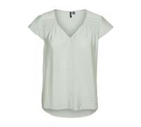 VERO MODA Women's Vmjosie Capsleeve Top WVN, Silt Green, XS