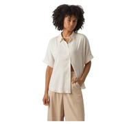 VERO MODA Women's Vmkatrine S/S Oversized Shirt WVN Noos Blouse, Birch, M
