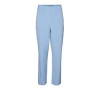 VERO MODA Women's Vmkiraloa Hr Tapered Solid Trousers, Little Boy Blue, 34W x 32L