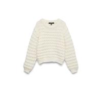 VERO MODA Women's Vmlauryn LS O-Neck Pullover Ga Boo, Birch, S