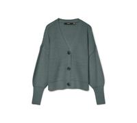 Vero Moda Women's VMLEA LS V-Neck Cuff Cardigan NOOS Cardigan Sweater, Balsam Green, S