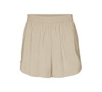 Vero Moda Women's Vmlena Hw Shorts WVN Noos, Irish Cream, XS