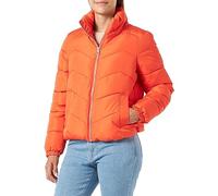 VERO MODA Women's Vmliga Short Jacket Boos Jacket, Tangerine Tango, S