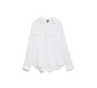 Vero Moda Linn Bumpy Long Sleeve Shirt White L Woman