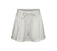 VERO MODA Women's Vmlinn Shorts WVN Noos, Snow White/Stripes: olga Moon Skirt, XS