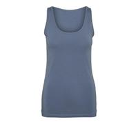 VERO MODA Women's Vmlulu Long Tank Top JRS Ga Noos, China Blue, M