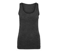 VERO Moda Women's Vmlulu Long Tank Top JRS Ga Noos Tank Top, Dark Grey Blend, L