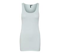VERO Moda Women's Vmlulu Long Tank Top JRS Ga Noos Tank Top, Gray Mist, M