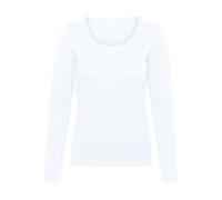 VERO MODA Women's Vmlulu LS U-Neck Top JRS Ga Noos Long-Sleeved Shirt, Bright White, S