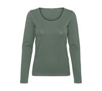 VERO MODA Women's Vmlulu LS U-Neck Top JRS Ga Noos Long-Sleeved Shirt, Laurel Wreath, S