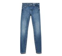 VERO MODA Womens Vmlux Mr Slim Ri310 Noos Jeans, Medium Blue Denim, XL UK