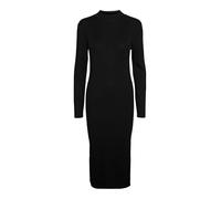 VERO MODA Women's Vmlynzi LS Calf Knit Dress VMA Noos, Black, M