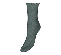 VERO MODA Women's Vmmagic Glitter Socks Noos, Balsam Green, One Size