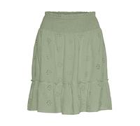 VERO MODA Women's Vmmaja Hw Skirt WVN, Reseda Green, S