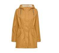 Vero Moda Women's Vmmalou Aw22 Coated Jacket Noos, Amber Gold, XL