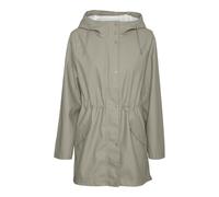VERO MODA Women's Vmmalou Coated Jacket Noos Short, Abbey Stone, M