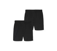 VERO MODA Women's Vmmaxi Biker Shorts Ga 2pack Noos Shorts Set, Black/Pack:Black,
